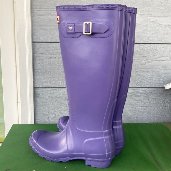 Hunter Purple Rain Boot Women’s size 5m / 6f - Picture 5 of 16
